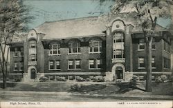 High School Pana, IL Postcard Postcard 