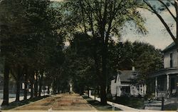 West Chestnut St. Paris, IL Postcard Postcard Postcard