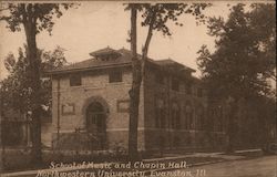 School of Music and Chapin Hall, Northwestern University Evanston, IL Postcard Postcard Postcard