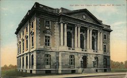 Post Office and Federal Court House East St. Louis, IL Postcard Postcard Postcard