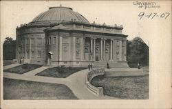 Auditorium, University of Illinois Postcard