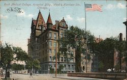 Rush Medical College, Hospital Bldg, Wood & Harrison Sts Chicago, IL Postcard Postcard Postcard