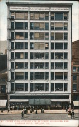 McClurg Bldg. Wabash Ave. Between Adams Postcard