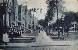Michigan Boulevard Postcard