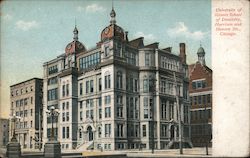University of Illinois School of Dentistry, Harrison & Honore Street Postcard