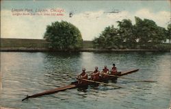 Lincoln Park, Lagoon Chicago, IL Postcard Postcard 