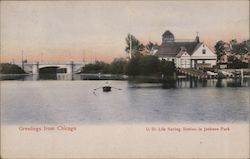 U.S. Life Saving Station in Jackson Park Postcard