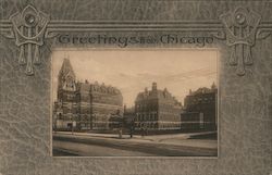 Greetings From Chicago Illinois Postcard Postcard Postcard