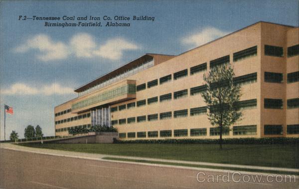 Tennessee Coal and Iron Co. Office Building. Birmingham-Fairfield, Alabama.