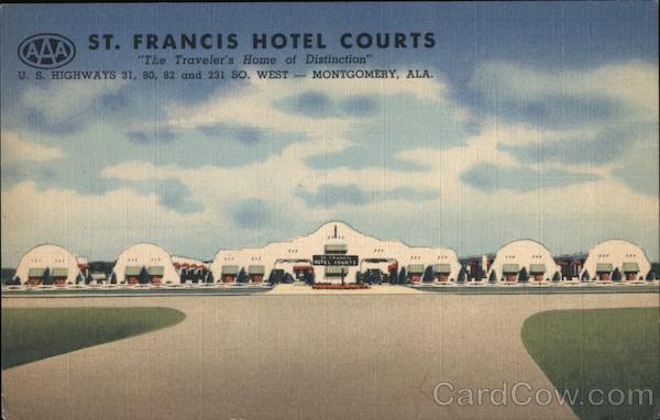 St. Francis Hotel Courts Montgomery Alabama