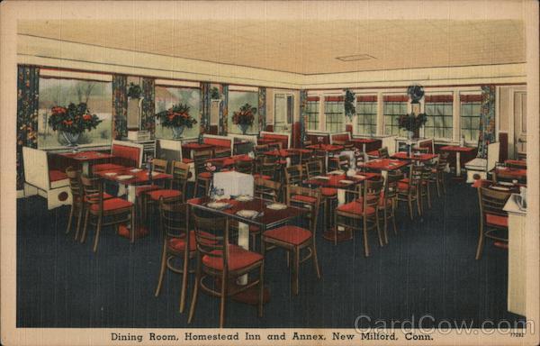 Dining Room, Homestead Inn and Annex New Milford Connecticut