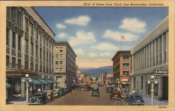 Street from Third, San Bernardino, California