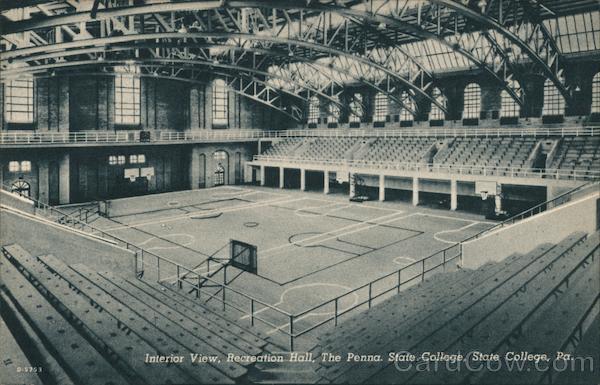 Interior View, Recreation Hall, The Penna. State College, State College, PA Pennsylvania