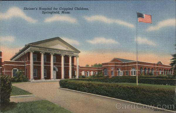 Shriner's Hospital for Crippled Children, Springfield, Mass. Massachusetts