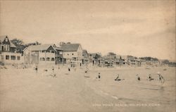 Pond Point Beach Milford, CT Postcard Postcard Postcard