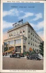 Royal Palm Hotel West Palm Beach, FL Postcard Postcard Postcard