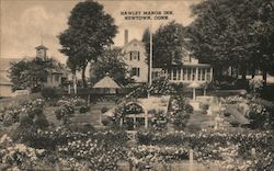 Hawley Manor Inn, Newton, Conn. Postcard