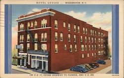 Hotel Louisse. Washington, N.C. North Carolina Postcard Postcard Postcard