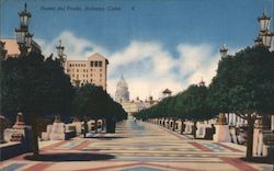 Prado Promenade Havana, Cuba Postcard Postcard Postcard