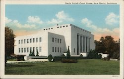 Iberia Parish Court House, New Iberia, Louisiana Postcard Postcard Postcard