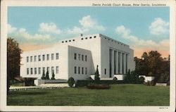 Iberia Parish Court House Postcard