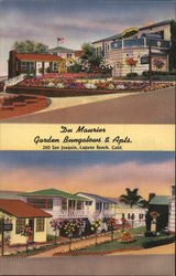 Du Maurier Garden Bungalows & Apts. 260 San Joaquin, Laguna Beach, Calif. California Postcard Postcard Postcard