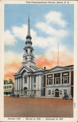 First Congregational Church Keene, NH Postcard Postcard Postcard