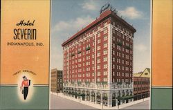 Hotel Severin Indianapolis, IN Postcard Postcard Postcard