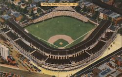 Wrigley Field Chicago, IL Postcard Postcard Postcard