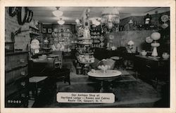 Our Antique Shop at Hartland Lodge. Rooms and cabins Route 104, Gasport, N.Y. New York Postcard Postcard Postcard