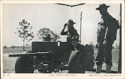 37 mm. Anti-Tank Gun, U.S. Army Postcard