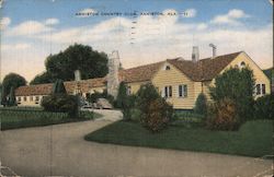 Anniston Country Club, Anniston, Ala. Postcard