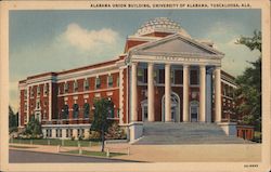 Alabama Union Building, University of Alabama, Tuscaloosa, Ala. Postcard