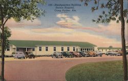 Headquarters Building, Station Hospital Camp Rucker, AL Postcard Postcard Postcard