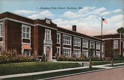 Anniston High School, Anniston, Ala. Alabama Postcard Postcard Postcard