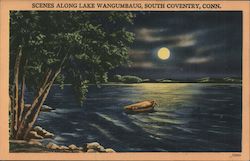 Scenes Along Lake Wangumbaug South Coventry, CT Postcard Postcard 