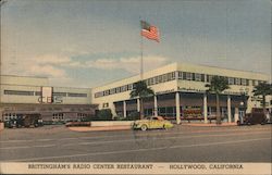 Brittingham's Radio Center Restaurant-Hollywood, California Postcard Postcard Postcard
