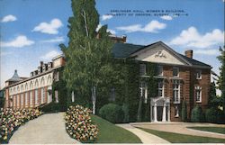 Gerlinger Hall, Women's Building, University of Oregon Postcard