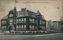 High School and Junior High Postcard