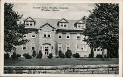 Nurses' Home, Windber Hospital, Windber, Penna. Pennsylvania Postcard Postcard Postcard