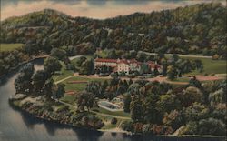Buckwood Inn. Shawnee Country Club Postcard