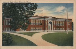 Ellsworth High School Postcard