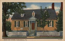 The Rising Sun Tavern Fredericksburg, VA Postcard Postcard Postcard