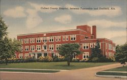 Colbert County Hospital Between Tuscumbia and Shelfield Alabama Postcard Postcard Postcard