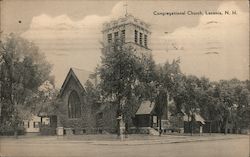 Congregational Church Laconia, NH Postcard Postcard Postcard