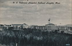 U.S. Veterans Hospital, Rutland Heights, Mass. Postcard