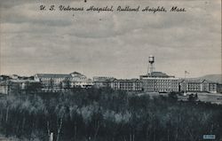 U.S. Veterans Hospital, Rutland Heights, Mass. Massachusetts Postcard Postcard Postcard