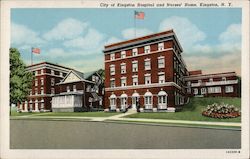 City of Kingston Hospital and Nurses' Home Postcard