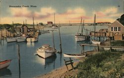 Menemsha Creek, Mass. Massachusetts Postcard Postcard Postcard