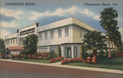 Coronado Hotel Clearwater Beach, Fla. Florida Postcard Postcard Postcard